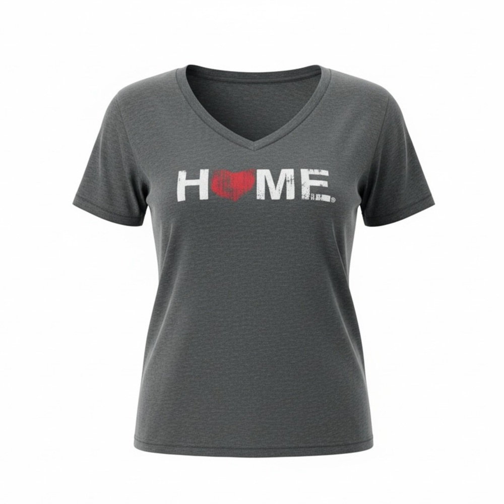 NWT Love Your State OHIO “Home” V-Neck Tee